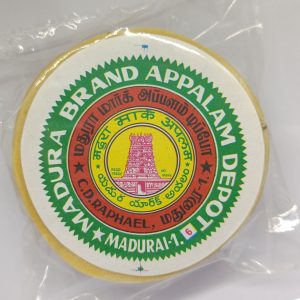 Madura Appalam Jeera Papad medium size Pack of 2